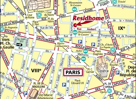Residhome Appart Hotel Paris- Opera